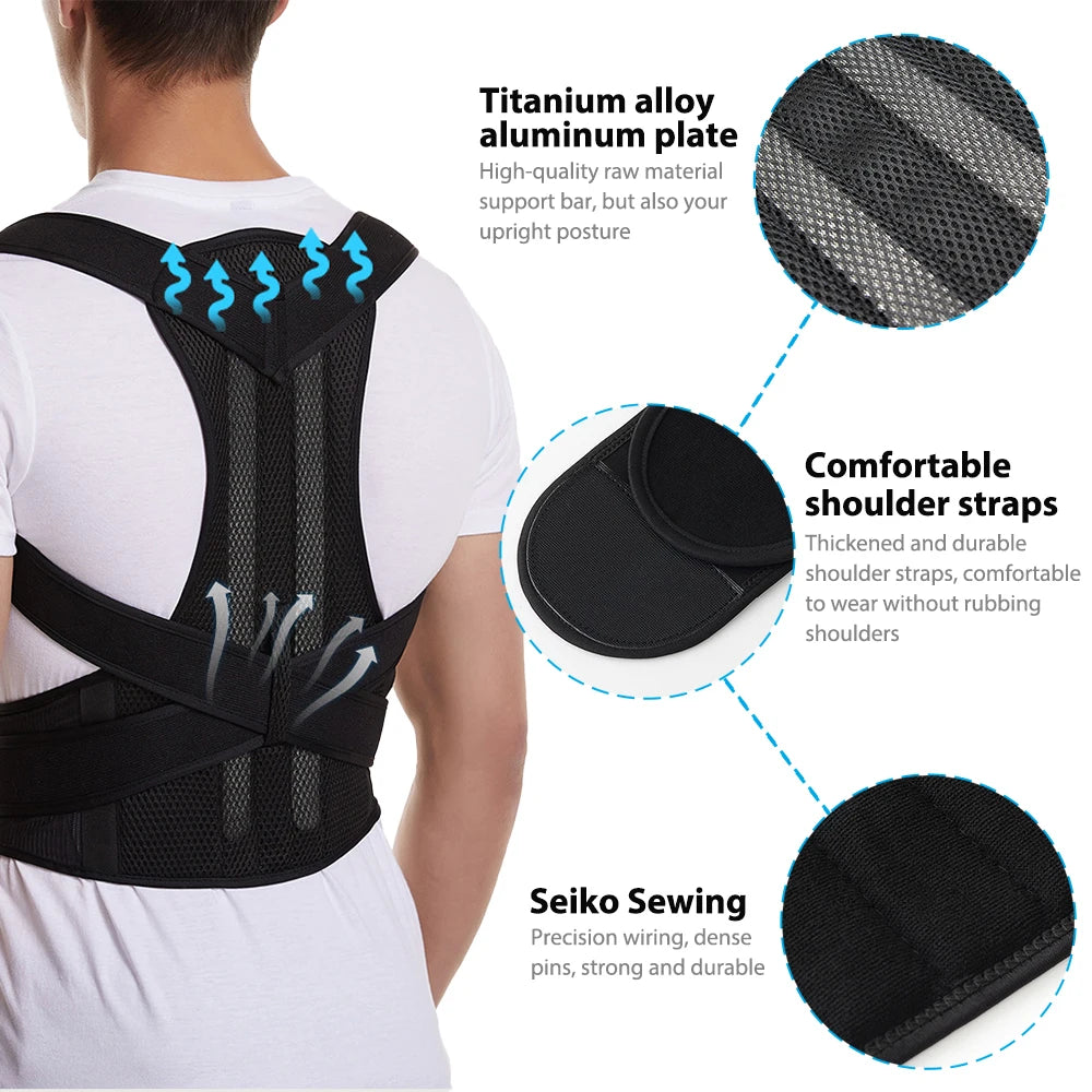 PosturePro Everyday Back Support Comfort Fit